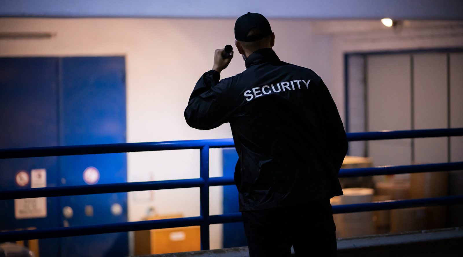 security guard construction site