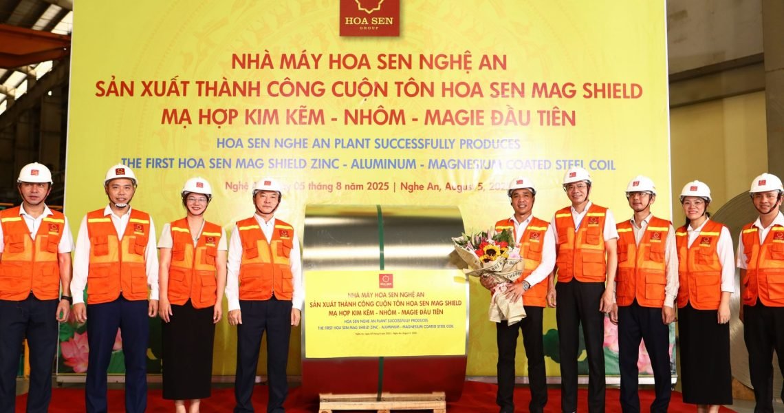 Vietnam’s Steel Industry Breakthrough – Hoa Sen Mag Shield Sets New Standards: Next-Generation Zinc-Aluminum-Magnesium Coated Steel for Modern Construction