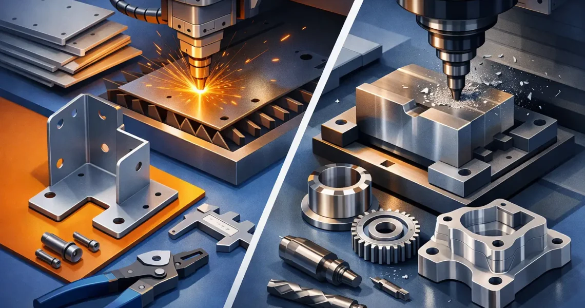 Sheet Metal Fabrication vs Machining